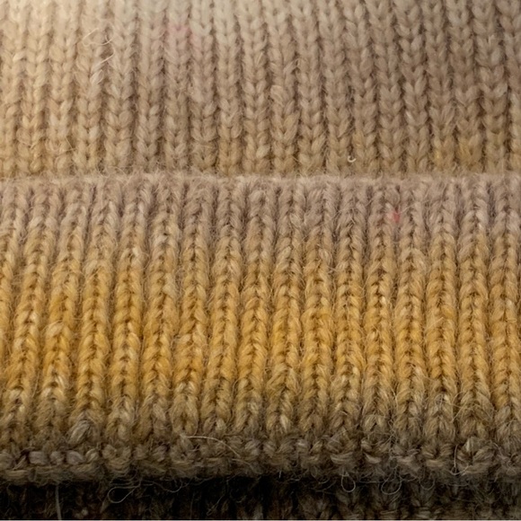 BP Ombre Knit Beanie Cap Hat Tan Gray NWT - Picture 3 of 4